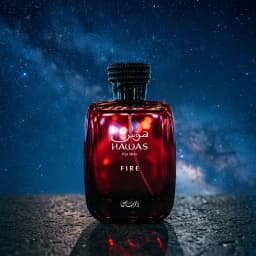Rasasi Hawas Fire EDP 100ML: Intense Spicy Scent for Men, Long-Lasting Masculine Perfume