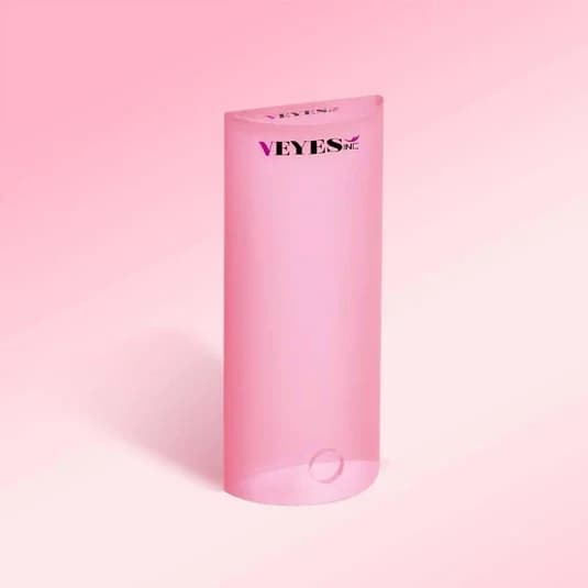 VEYES INC VEYES Lash Flow Platform – Curved Acrylic Lash Tile with 5 Sunflower Fanning Cups for Faster, Smoother Lashing
