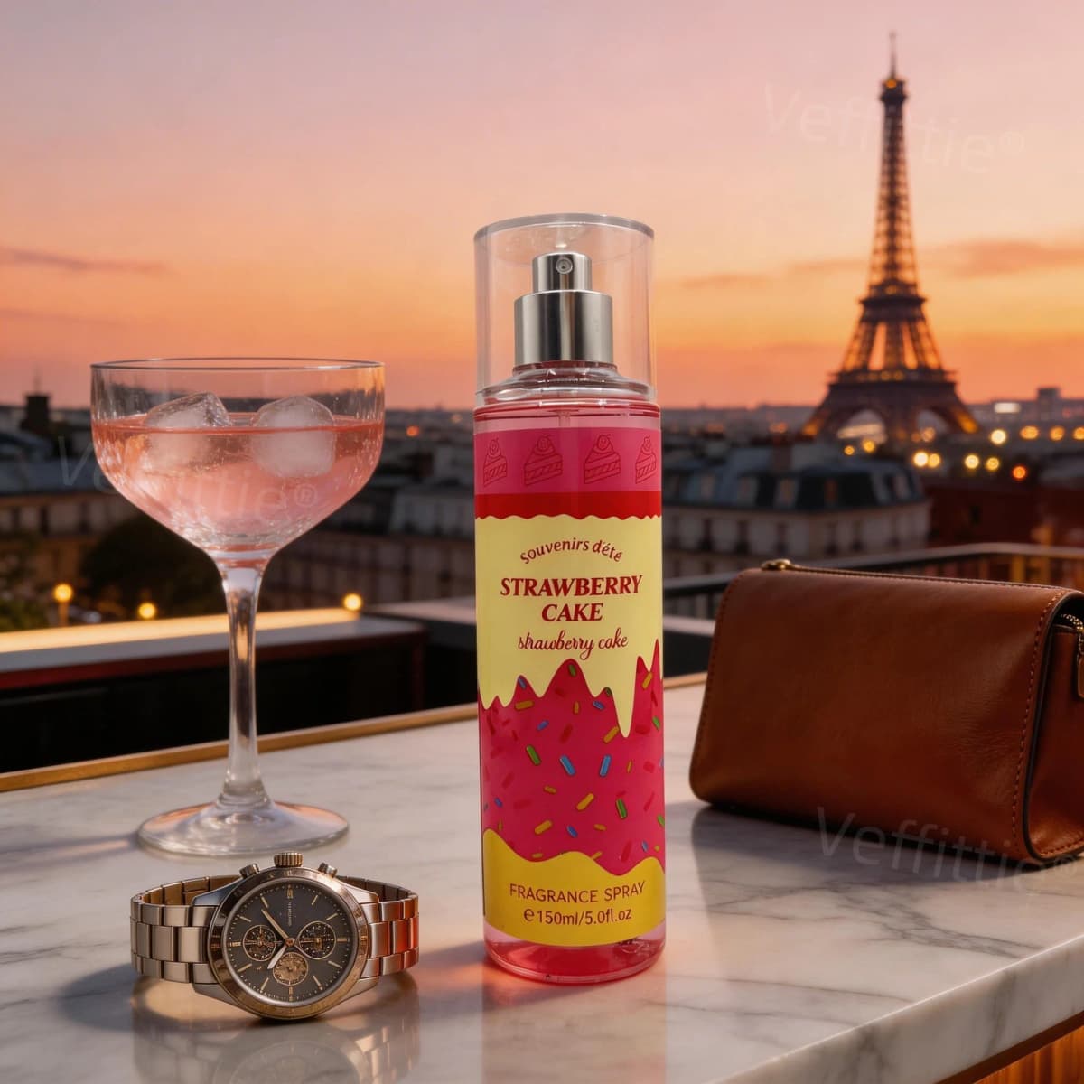 Sweet Strawberry Cream Fragrance,Long Lasting Scent, Urban Date Aroma, Playful Spray for Evening Outings,Romantic Love Essential