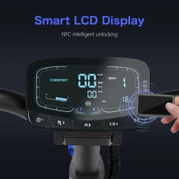 REDDYDY RD2 Electric Offroad Scooter 45MPH Max Speed 3600W Peak Dual Motors Adult Scooter 60V18.2Ah High Capacity Battery 50Miles Max Range 3-riding Modes 10.5" Off-Road Tires Dual Hydraulic Disc Brakes Dual Shock Absorbers NFC Unlocking APP Smart Control