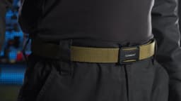 IDOGEAR Tactical Ratchet Belt 1.25” EDC Gun Belt Heavy-Duty Nylon CCW Belts with Quick-Adjust Buckle for IWB/OWB/AIWB Carry 3443