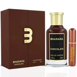 Bharara Chocolate Eau De Parfum 3.4oz/100ml Sweet Gourmand Fragrance Unisex with Travel Spray