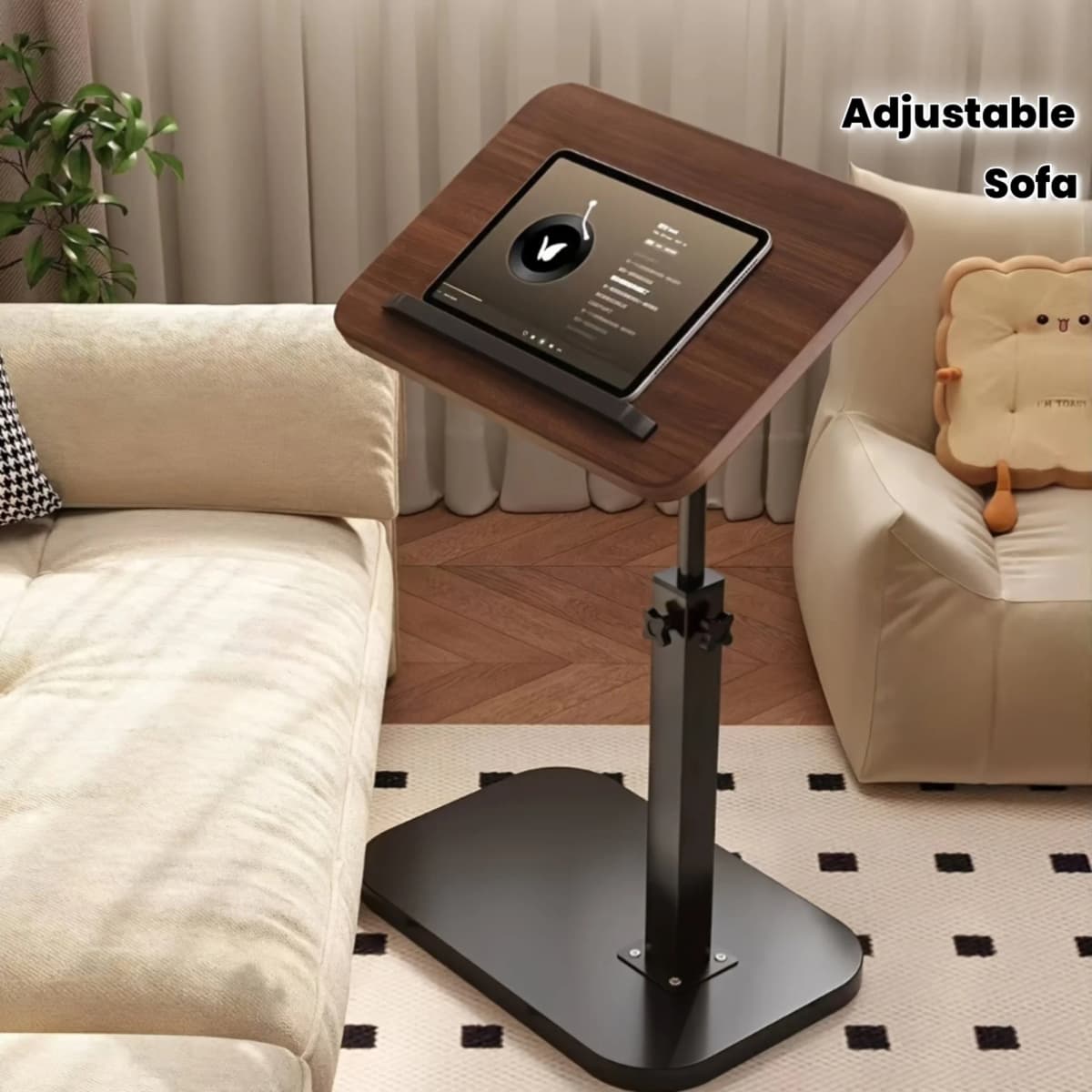 Office Desk & Computer Workstation — A Portable, Adjustable Side Table/Folding Desk Suitable for Home Offices, Coffee Tables, Bedside Use, and Sofas; Ideal for Office Reception Areas, Workspaces, and as a Gift for Holidays or Mother's Day.