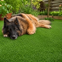 4ft wide, multiple sizes long Artificial Turf 0.4" Mat with Drainage Holes. Fake Grass with Rubber Backing, Economical and Ideal for Indoor/Outdoor Pet Areas, Garden, Lawn, Patio & Balcony Decor