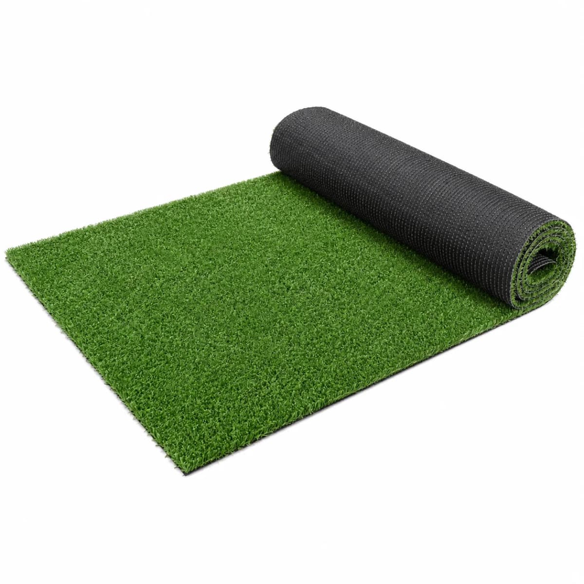 4ft wide, multiple sizes long Artificial Turf 0.4" Mat with Drainage Holes. Fake Grass with Rubber Backing, Economical and Ideal for Indoor/Outdoor Pet Areas, Garden, Lawn, Patio & Balcony Decor
