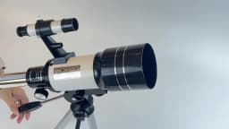 150X 70mm Astronomical Telescope for Adults Beginners Camping Nature Observation Education Gift with Stickers