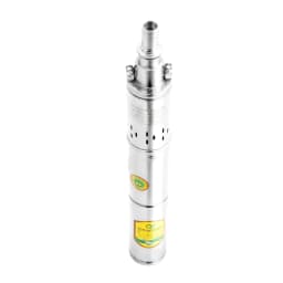 Stainless Steel Deep Well Pump 0.37KW 0.5HP 65mt Head 70.62ft³/h Flow DC24V for Irrigation Water Supply Cleaning High Efficiency