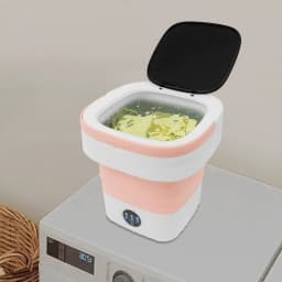 12L Portable Washing Machine, 3 Cleaning Modes Foldable Washing Machine, Travel Mini Washing Machine 30*30*33cm