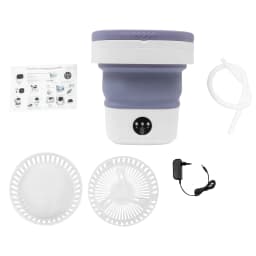 12L Portable Washing Machine, 3 Cleaning Modes Foldable Washing Machine, Travel Mini Washing Machine 30*30*33cm