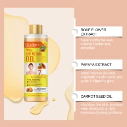 Papaya Face Body Moisturizer Oil Brightening Firming Skin Improve Dullness Anti Sagging Remove Blemish Super Body Whitening Oil