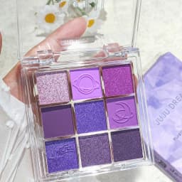 Dreamlike Nine-Color Purple Eyeshadow Palette Long-Lasting And Waterproof Matte And Shimmer Finishes Smokey Eye Makeup Palette