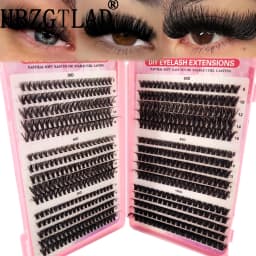 Eyelash Book+Eyelash Cluster Wise Manga Eyelash Cluster Extension Unique Eyelash Cluster Anime Personal Fairy Wispy Fairy Eyelas