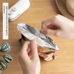 2-in-1 Mini Bag Sealer & Cutter, Portable Rechargeable Food Bag Sealing Tool
