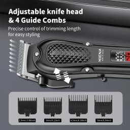 HIENA PRO Professional Hair Clipper Set Cordless Barber Kit and Hair Cutting Set Electric Foil Shavers and Beard Trimmers set