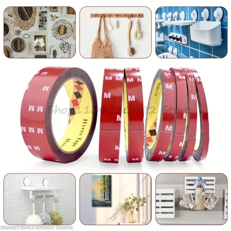 300CM Extra Strong Double Sided Tape Adhesive Car Special Tear Off Without Leaving Traces High Viscosity Mounting Fixing Sticky