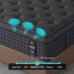 12/14inch Memory Foam Hybrid Mattress With Pocket Springs, Twin, Full, Queen, King, Sizes In A Box, Medium Firm, Mattresses For Support Comfort, Fiberglass-Free Suitable For Home Bedrooms, Hotels And Halls Of Residence