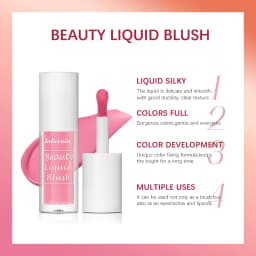 Beauty Liquid Blush Moisturizing Creamy Texture Waterproof Sweat-proof High Pigment Long-lasting Color Deeply Hydrating Blush