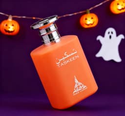 Paris Corner Taskeen is a neutral perfume with fruit, flower and warm wood tones 3.4oz100ml