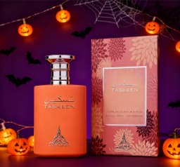 Paris Corner Taskeen is a neutral perfume with fruit, flower and warm wood tones 3.4oz100ml