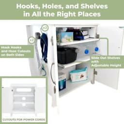 Test link only. Do not make a purchase. We will not ship the goods if you make a purchase!!!!!Bedroom CPAP Nightstand with Drawers for CPAP Accessories & Machine - Sleek Wooden Night Stand with CPAP Hose Holder Bed Side Ta