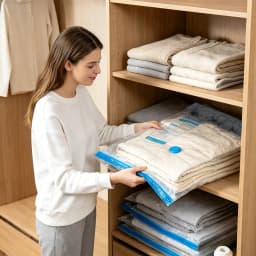 15 Pack Vacuum Storage Bags with Electric Pump, Vacuum Storage Bags Space Saver, Vacuum Compression Bags for Clothes, Bedding