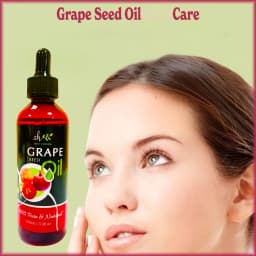 100ml Organic Grapeseed Oil for Skin Care Cold Pressed Pure Natural Carrier Oil Body Oil Massage Nourish Moisturize Brighten