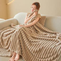 Bohemian Fuzzy Blanket Suitable for - Cozy Throw - Super Soft Thick Bedspread with Warm Multicolor Geometric Patterns, Machine Washable Bedding for Couch, Bed, Dorm - Thick Warm Suitable for Home Gift for &