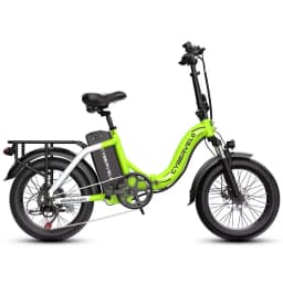 Cybervelo 1000W Peak Electric Bike for Adults Foldable 28+MPH 80Miles Removable Battery Fat Tire Off-road E-bike EK4 EK5 Mars700