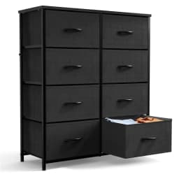 Dresser for Bedroom Storage Drawers, Fabric Storage Tower with 4/5/6/7/8/9/10 Drawers Sturdy Metal Frame