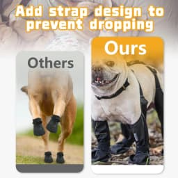 Waterproof Adjustable Dog Boots for Outdoor Walking -Waterproof Dog Paw Boot Walking Dog Shoes For Rainy