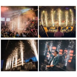 Pure Titanium Ti Powder Indoor Outdoor Use Cold Sparkular Machine Consumable Stage Pyro Powder Birthday DJ Bar Stage Firework