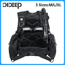DIDEEP Jacket Type Scuba Diving Buoyancy Control Device BCD Equipment High-strength Nylon Professional Diving Safety Gear