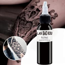 2pcs 30ml Black Tattoo Ink Pigment with BodyArt Tattoo Kits Professional Beauty Paints Makeup Tattoo Supplies Semi-permanent