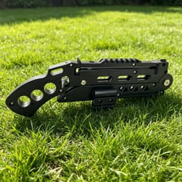 Powerful Foldable Slingshot Kit, Compact Hunting & Survival Tool for Jungle Camping, Shoot Arrows and Steel Ammo