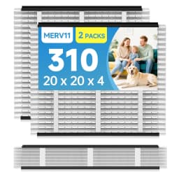 310 Replacement Air Filter 20x20x4 MERV 11 Compatible with Air Purifiers Model 1310 2310 3310 4300 HVAC AC Furnace Filter 2Packs