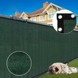 8x50ft Fence Privacy Screen Heavy Duty Windscreen Fence Mesh Fabric Shade Net Cover Garden Wall Backyard Yard Pool