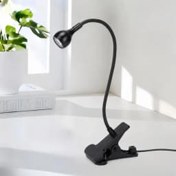 Portable USB Clip-on Reading Lamp Flexible Gooseneck Desk Lamp with Clip for Laptop Bed Headboard Study Work Light