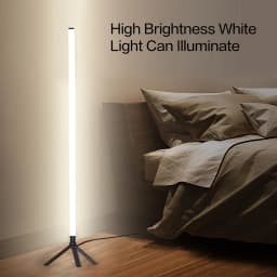 360° RGB Corner Atmosphere Lamp Black, 60LED Music Sync LED Wall Light, USB 5V Rechargeable Battery Powered, Remote APP Button Control Color Changing Ambient Lighting for Home Gaming Decor