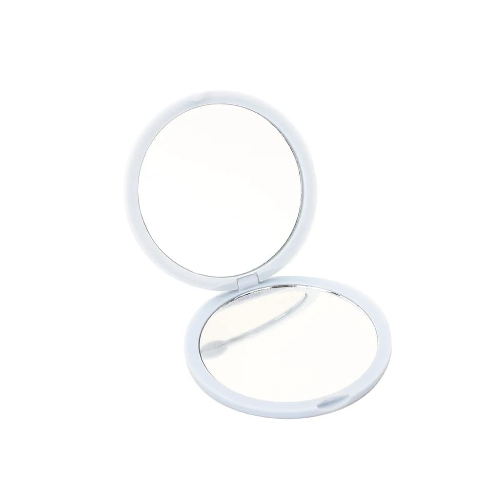 [Buy 1 get 1 free] Portable 7cm portable small mirror handheld mirror cute mini makeup mirror folding mirror makeup mirror double-sided mirror