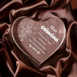 Grandma Heart Sign - Perfect Birthday & Christmas Gift from Grandchildren