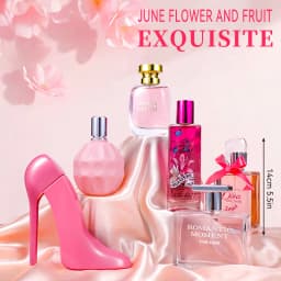 Women's Eau De Parfum - Floral & Fruity Long-Lasting Fragrance, Perfect for Dates | Parties | Gifts (6 Scents, 1.18/3.4fl oz)