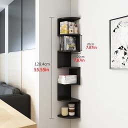 7-Tier Country-Style Wall-Mounted Corner Shelf - Christmas Home Decor, Suitable for Living Room, Bedroom, Kitchen - Easy-To-Install Home Storage Shelf, Decorative Storage Rack, Easy to Assemble, Home Corner Triangular Wall-Mounted Storage Shelf, Corner Divider, Layered Bookshelf, Multi-Layer Wall-Mounted Shelf for Kitchen, Space-Saving Storage, Home Organization, Decorative Storage, Minimalist Storage Box, Kitchen Enthusiasts