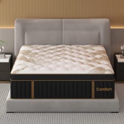 12"14" Gel Memory Foam Hybrid Pocket Spring Mattress Twin Full Queen King Bed Mattress In A Box, Medium Firm Motion Isolation