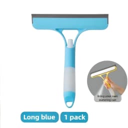 Simple Spray & Squeegee Glass Cleaner, 22x3cm. Streak-Free, for Home, Office, Easy to Use
