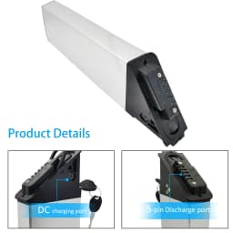 For Lectri XP 1.0/2.0 Lectri XP Step-Thru/Step-Over 1.0/2.0 Ebike Battery 48V 10.4Ah 12.8Ah 14Ah Battery for Samebike LO26 Lectri XP 1.0 2.0 Ebike
