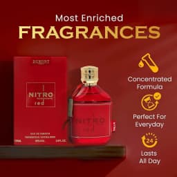 Dumont NITRO RED - 3.4oz - Eau De Parfum - Luxury Perfume for Men - Fruit, Woody, Floral & Masculine Fragrance