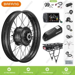 Bafang G062 48V1000W Ebike Conversion Kit 26 Inch 20 Inch Rear Hub Motor Kits for 20/26 inch Snow Fat Bike Electronic Bike Kit