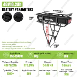 Bafang G062 48V1000W Ebike Conversion Kit 26 Inch 20 Inch Rear Hub Motor Kits for 20/26 inch Snow Fat Bike Electronic Bike Kit