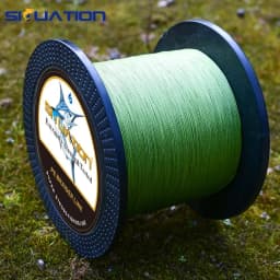SIIUATION Ultra-Strong PE Braided Fishing Line, 1000M-1094YDS - 4-Strand Multi-Wire, Wear-Resistant, Smooth Long Casting up to 100 LB - Ideal for All Fishing Enthusiasts, Perfect Halloween Gift, Fishing Accessory