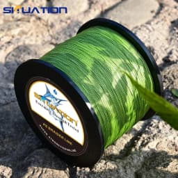 SIIUATION Ultra-Strong PE Braided Fishing Line, 1000M-1094YDS - 4-Strand Multi-Wire, Wear-Resistant, Smooth Long Casting up to 100 LB - Ideal for All Fishing Enthusiasts, Perfect Halloween Gift, Fishing Accessory